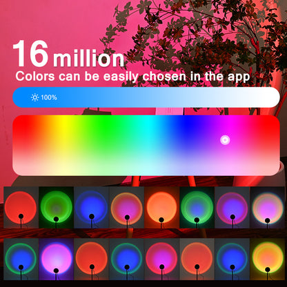 Sunset atmosphere night light