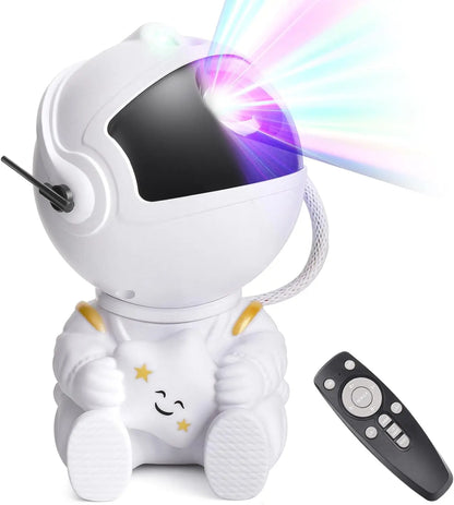 Astronaut Star Projector – LED Galaxy Night Light
