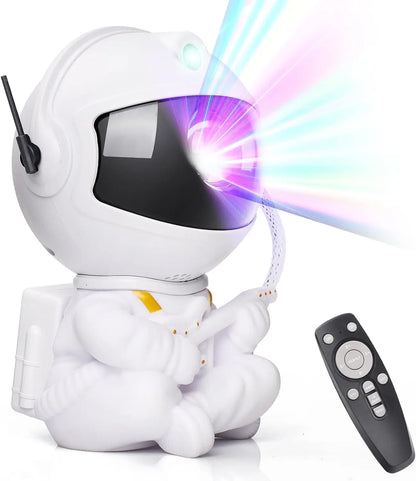 Astronaut Star Projector – LED Galaxy Night Light